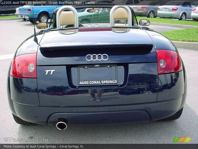 Ocean Blue Pearl Effect / Vanilla 2005 Audi TT 1.8T Roadster