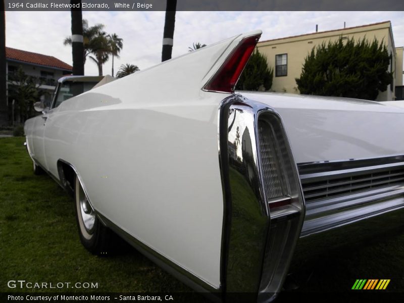 White / Beige 1964 Cadillac Fleetwood Eldorado