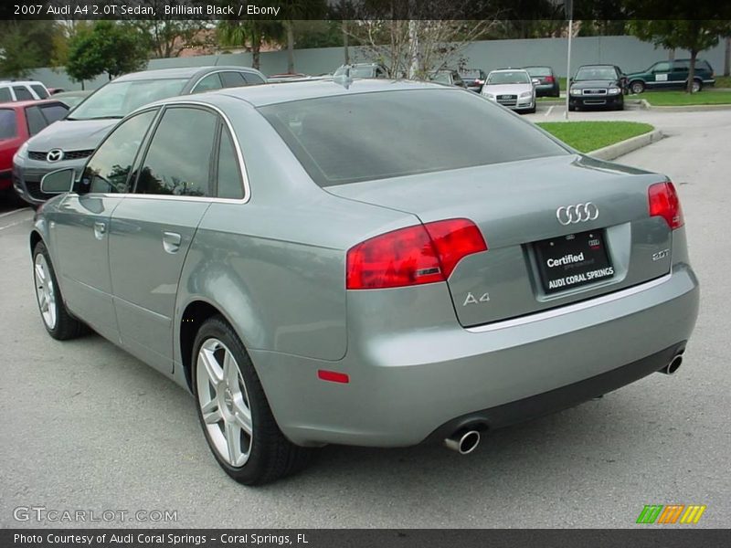 Brilliant Black / Ebony 2007 Audi A4 2.0T Sedan