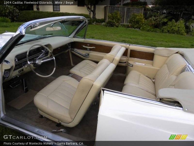 White / Beige 1964 Cadillac Fleetwood Eldorado