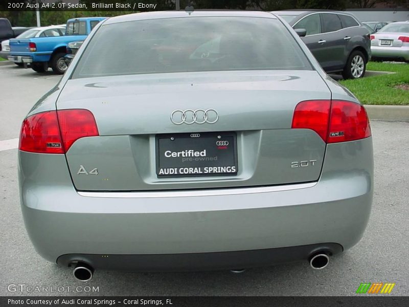 Brilliant Black / Ebony 2007 Audi A4 2.0T Sedan