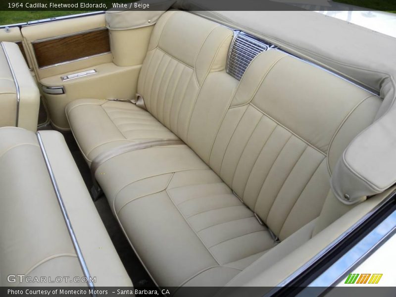 White / Beige 1964 Cadillac Fleetwood Eldorado