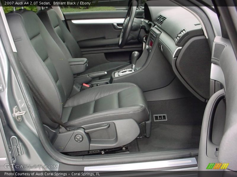 Brilliant Black / Ebony 2007 Audi A4 2.0T Sedan