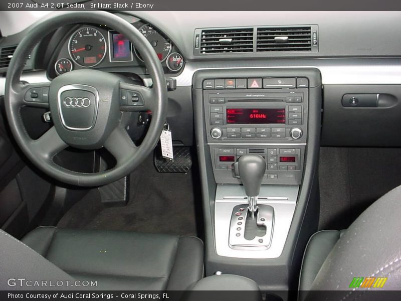 Brilliant Black / Ebony 2007 Audi A4 2.0T Sedan