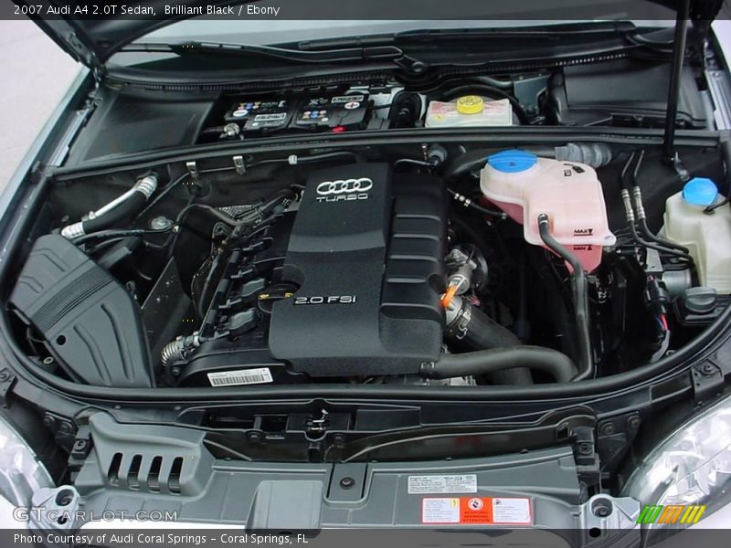 Brilliant Black / Ebony 2007 Audi A4 2.0T Sedan