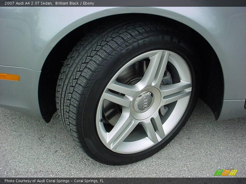 Brilliant Black / Ebony 2007 Audi A4 2.0T Sedan