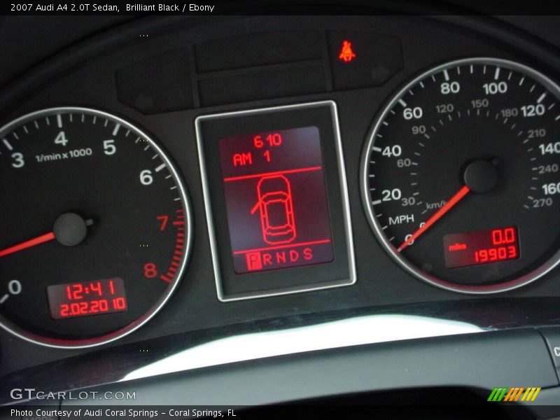 Brilliant Black / Ebony 2007 Audi A4 2.0T Sedan