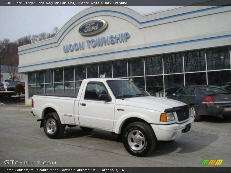 Oxford White / Dark Graphite 2002 Ford Ranger Edge Regular Cab 4x4