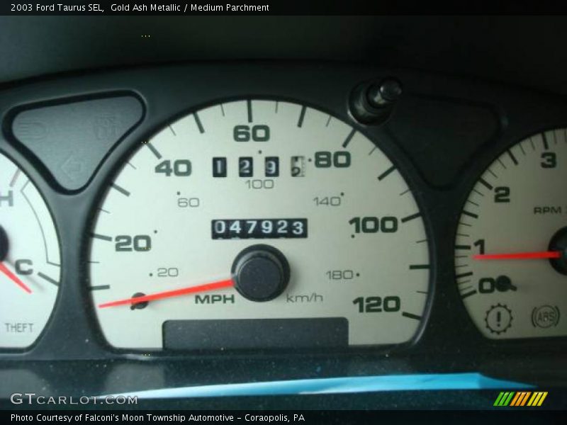 Gold Ash Metallic / Medium Parchment 2003 Ford Taurus SEL