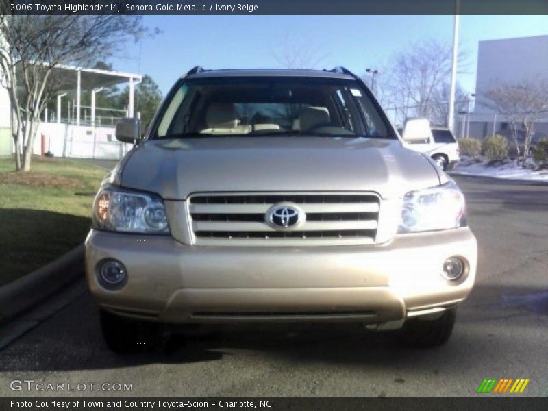Sonora Gold Metallic / Ivory Beige 2006 Toyota Highlander I4