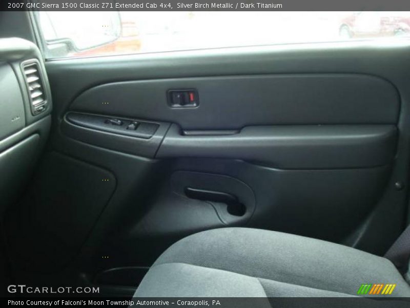 Silver Birch Metallic / Dark Titanium 2007 GMC Sierra 1500 Classic Z71 Extended Cab 4x4
