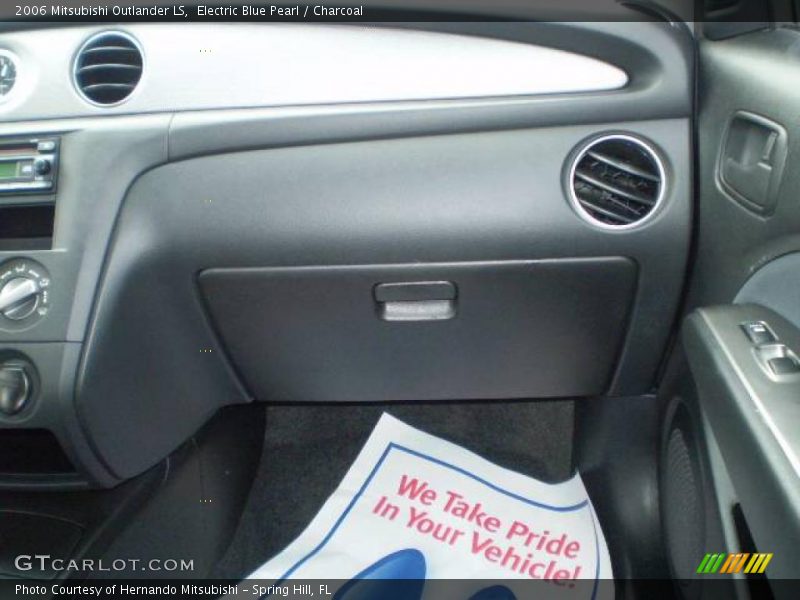 Electric Blue Pearl / Charcoal 2006 Mitsubishi Outlander LS