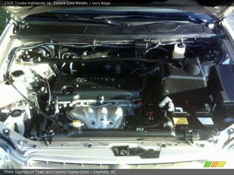 Sonora Gold Metallic / Ivory Beige 2006 Toyota Highlander I4