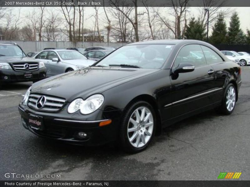 Black / Black 2007 Mercedes-Benz CLK 350 Coupe