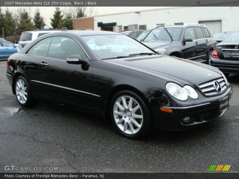 Black / Black 2007 Mercedes-Benz CLK 350 Coupe