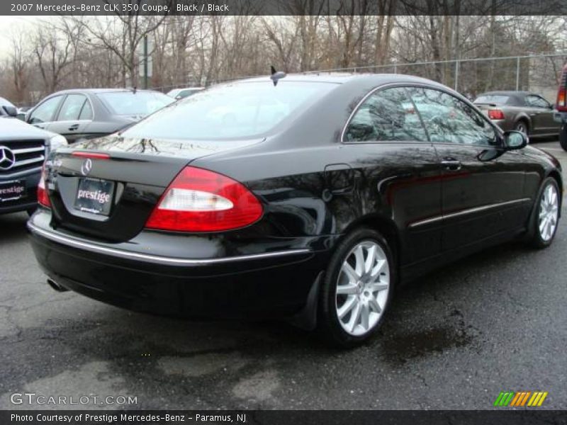 Black / Black 2007 Mercedes-Benz CLK 350 Coupe