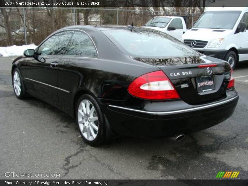 Black / Black 2007 Mercedes-Benz CLK 350 Coupe