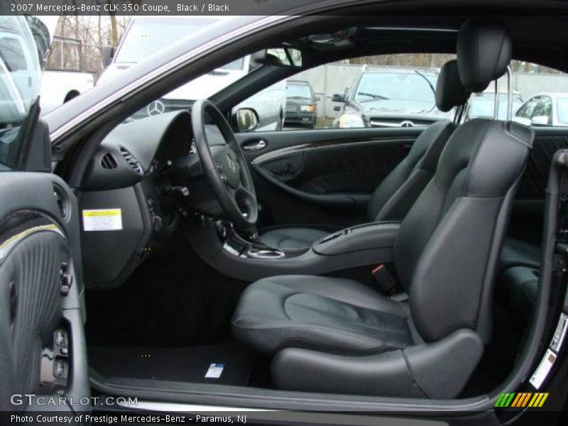 Black / Black 2007 Mercedes-Benz CLK 350 Coupe