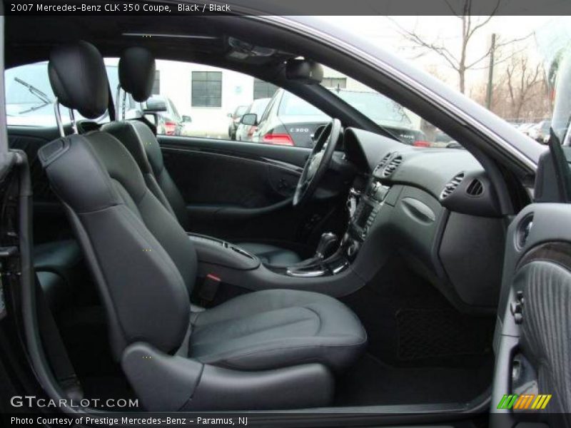 Black / Black 2007 Mercedes-Benz CLK 350 Coupe