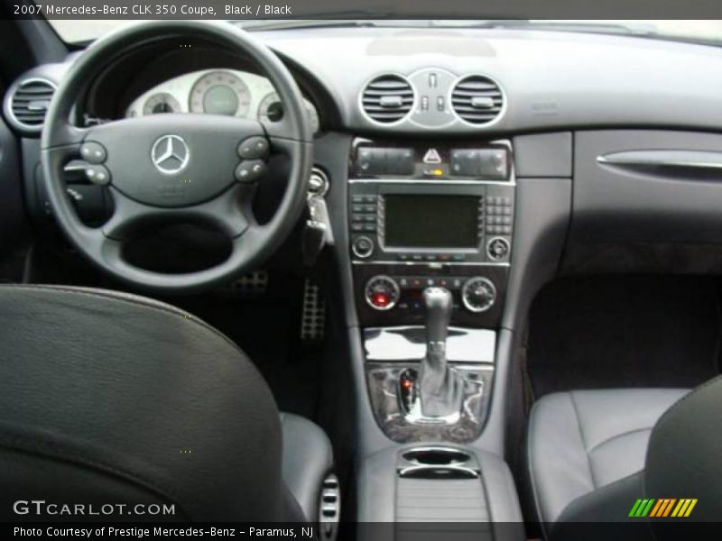 Black / Black 2007 Mercedes-Benz CLK 350 Coupe