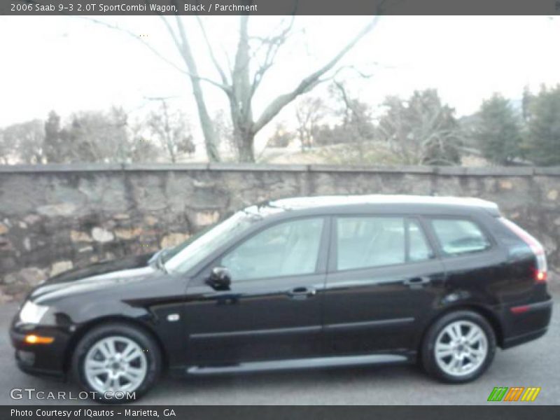 Black / Parchment 2006 Saab 9-3 2.0T SportCombi Wagon