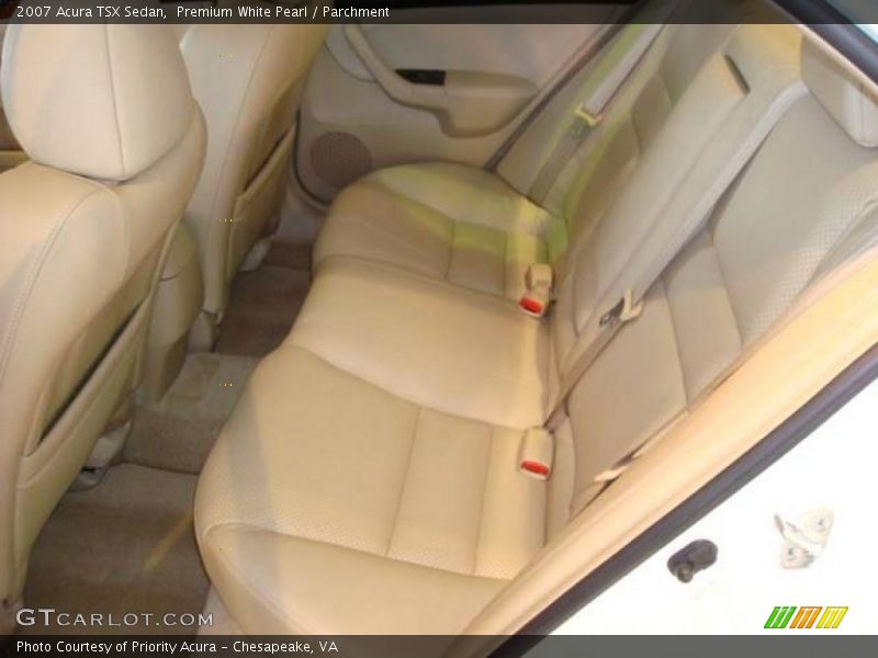 Premium White Pearl / Parchment 2007 Acura TSX Sedan