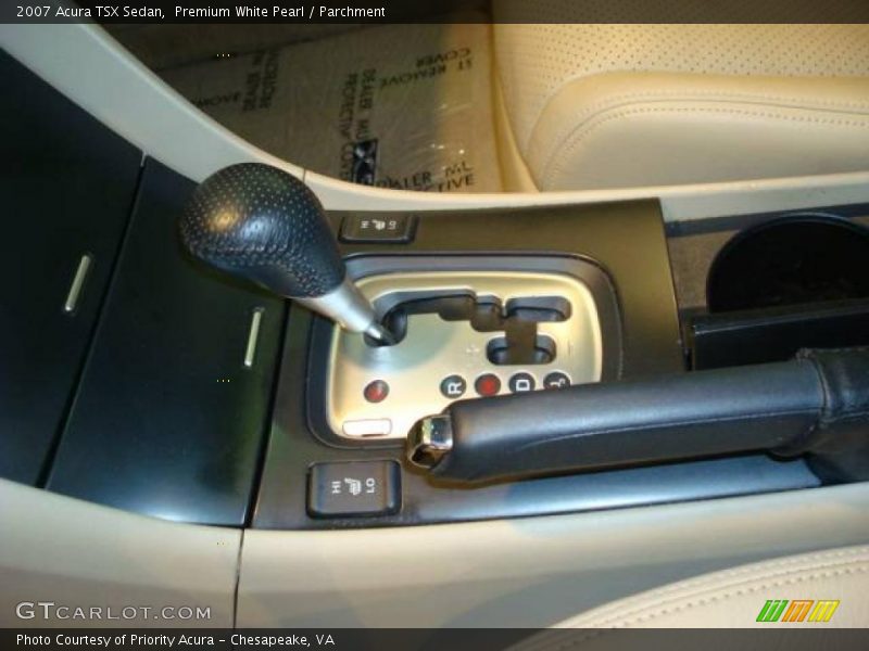Premium White Pearl / Parchment 2007 Acura TSX Sedan