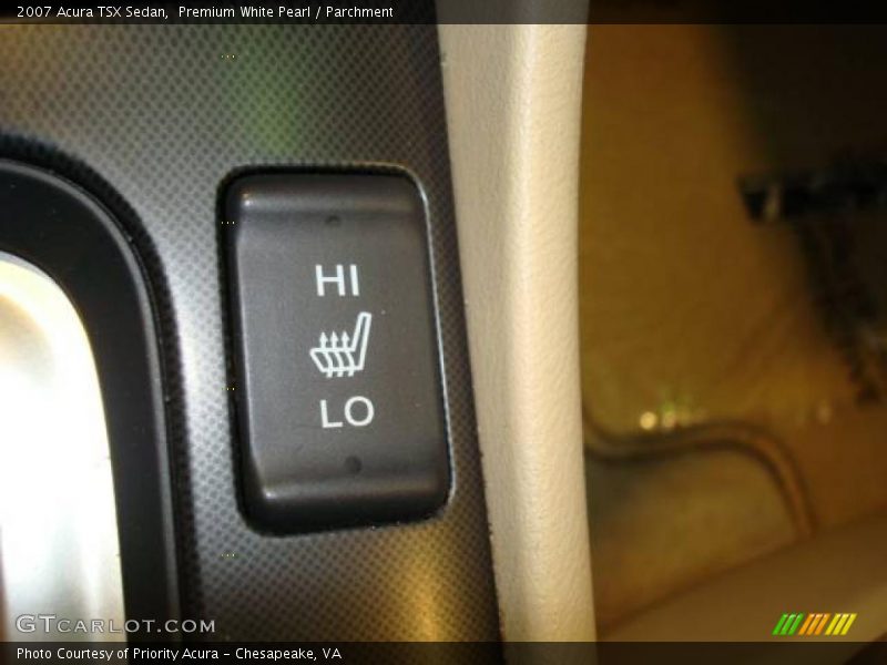Premium White Pearl / Parchment 2007 Acura TSX Sedan