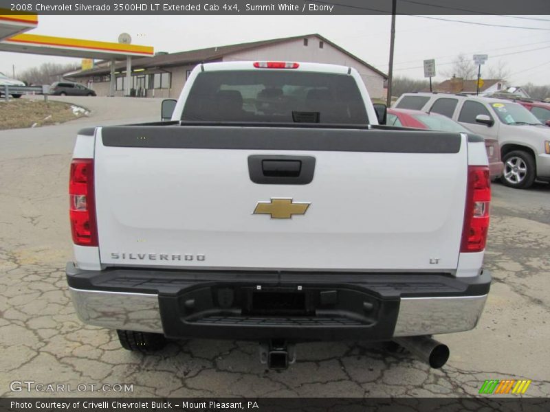 Summit White / Ebony 2008 Chevrolet Silverado 3500HD LT Extended Cab 4x4