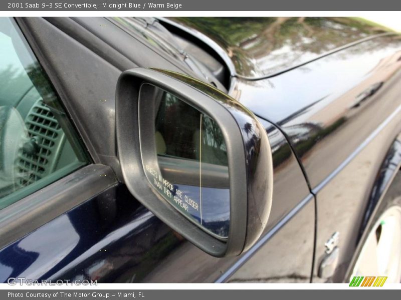 Midnight Blue / Warm Beige 2001 Saab 9-3 SE Convertible