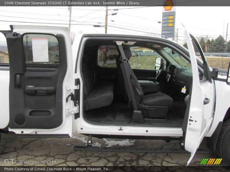 Summit White / Ebony 2008 Chevrolet Silverado 3500HD LT Extended Cab 4x4