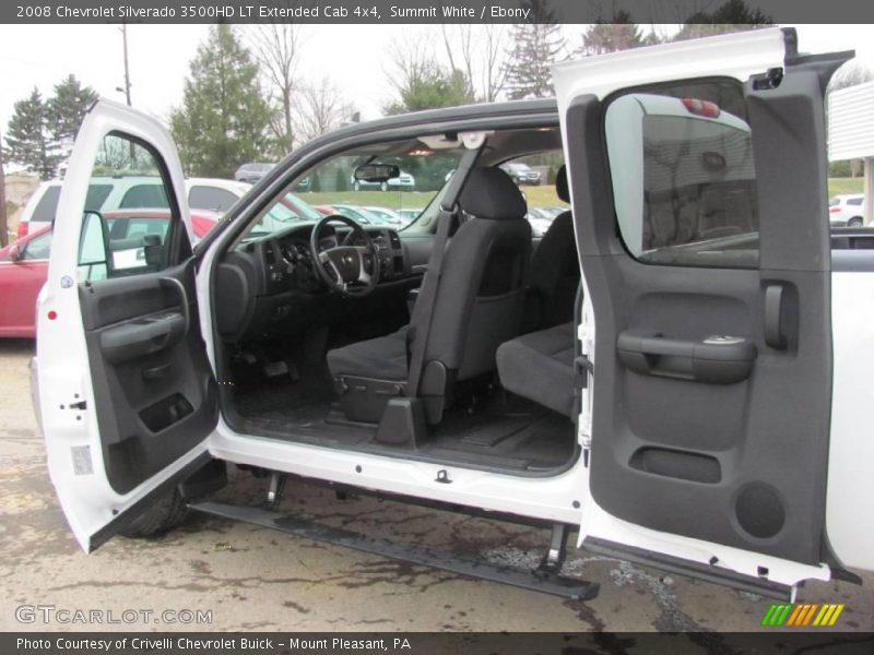 Summit White / Ebony 2008 Chevrolet Silverado 3500HD LT Extended Cab 4x4
