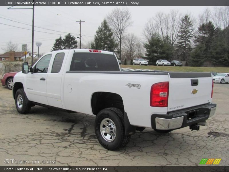Summit White / Ebony 2008 Chevrolet Silverado 3500HD LT Extended Cab 4x4