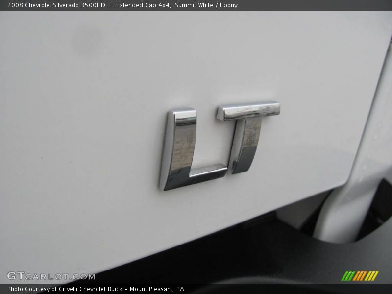Summit White / Ebony 2008 Chevrolet Silverado 3500HD LT Extended Cab 4x4