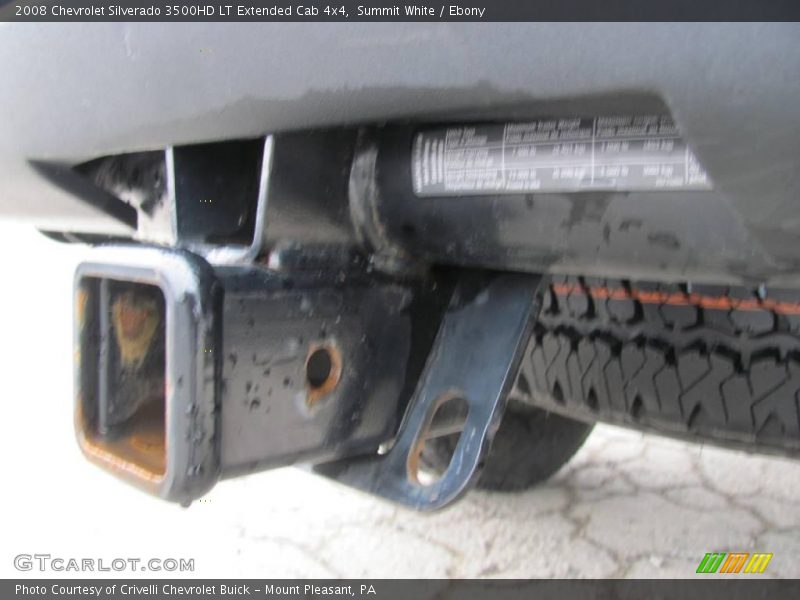 Summit White / Ebony 2008 Chevrolet Silverado 3500HD LT Extended Cab 4x4