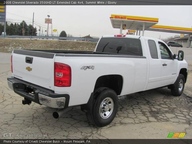 Summit White / Ebony 2008 Chevrolet Silverado 3500HD LT Extended Cab 4x4