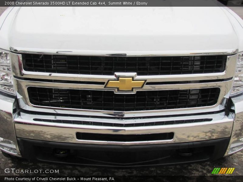 Summit White / Ebony 2008 Chevrolet Silverado 3500HD LT Extended Cab 4x4