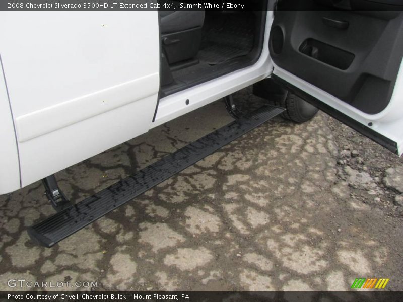 Summit White / Ebony 2008 Chevrolet Silverado 3500HD LT Extended Cab 4x4