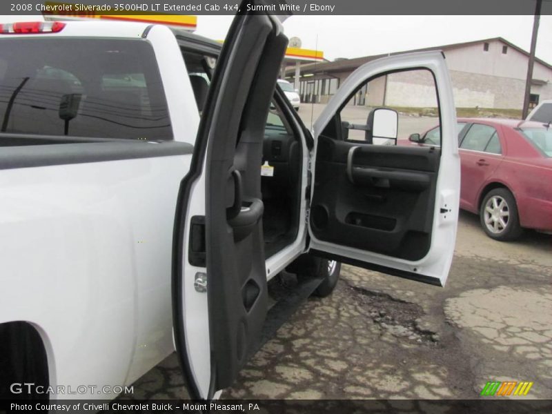 Summit White / Ebony 2008 Chevrolet Silverado 3500HD LT Extended Cab 4x4