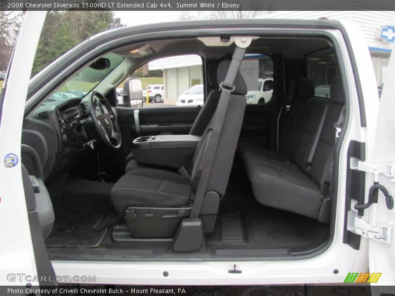Summit White / Ebony 2008 Chevrolet Silverado 3500HD LT Extended Cab 4x4