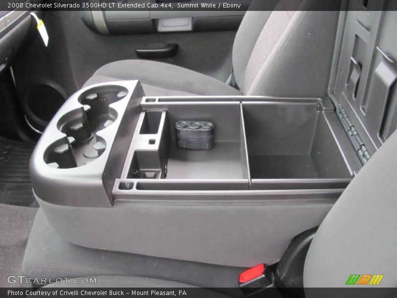 Summit White / Ebony 2008 Chevrolet Silverado 3500HD LT Extended Cab 4x4