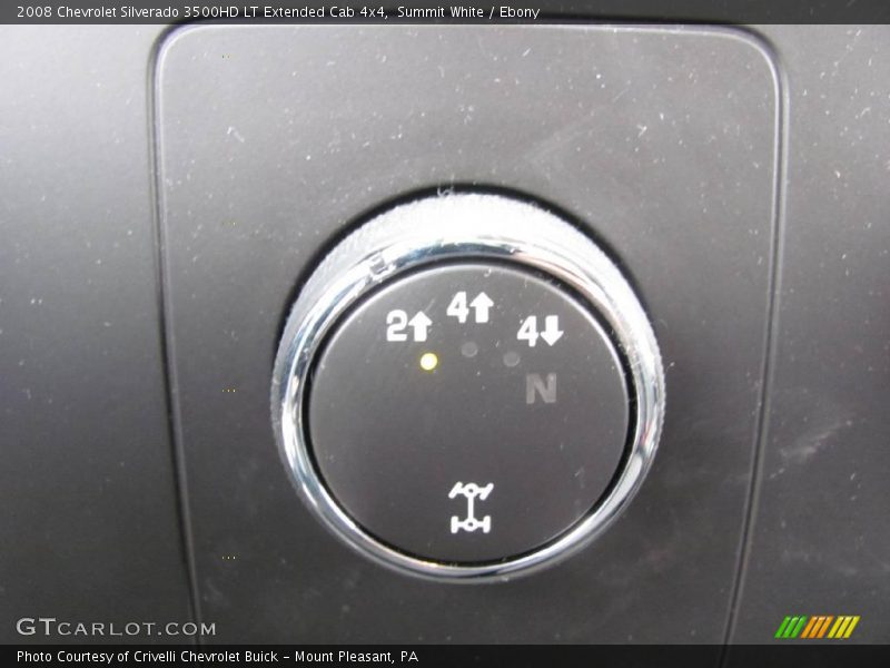 Summit White / Ebony 2008 Chevrolet Silverado 3500HD LT Extended Cab 4x4