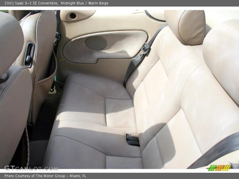Midnight Blue / Warm Beige 2001 Saab 9-3 SE Convertible