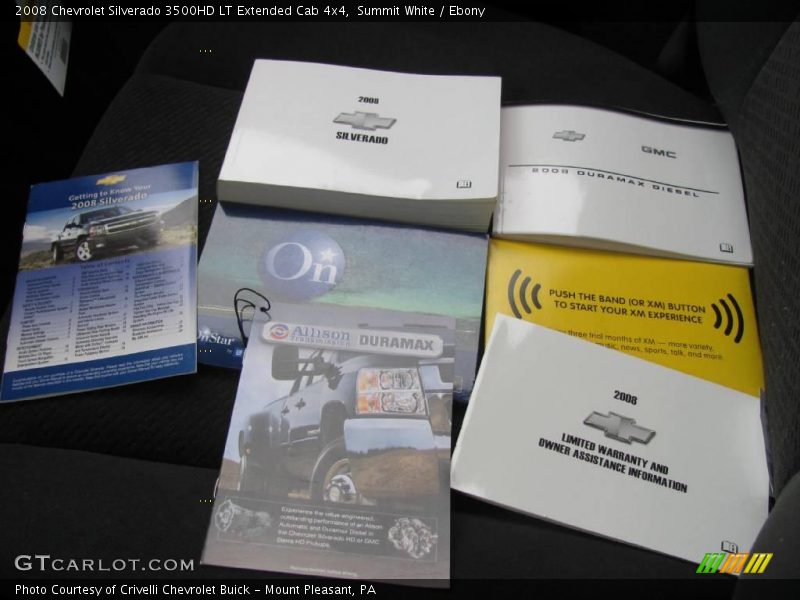 Summit White / Ebony 2008 Chevrolet Silverado 3500HD LT Extended Cab 4x4