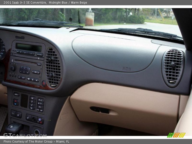 Midnight Blue / Warm Beige 2001 Saab 9-3 SE Convertible