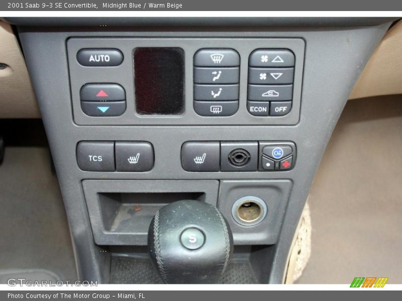 Midnight Blue / Warm Beige 2001 Saab 9-3 SE Convertible