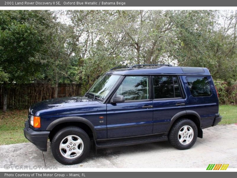 Oxford Blue Metallic / Bahama Beige 2001 Land Rover Discovery II SE
