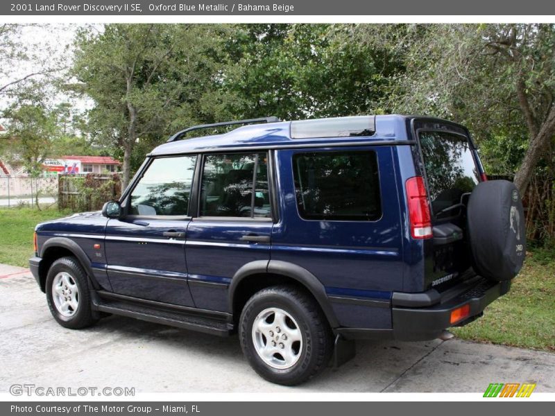 Oxford Blue Metallic / Bahama Beige 2001 Land Rover Discovery II SE