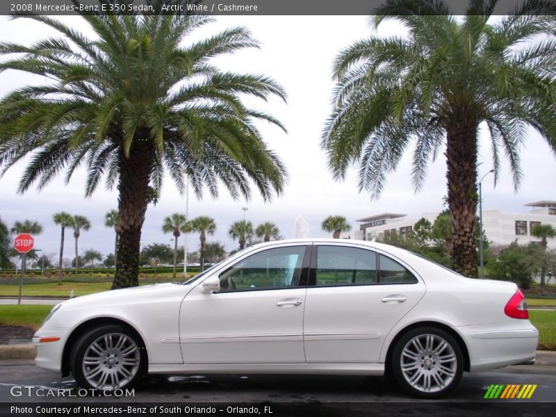 Arctic White / Cashmere 2008 Mercedes-Benz E 350 Sedan