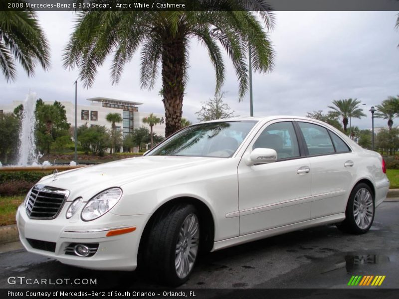 Arctic White / Cashmere 2008 Mercedes-Benz E 350 Sedan